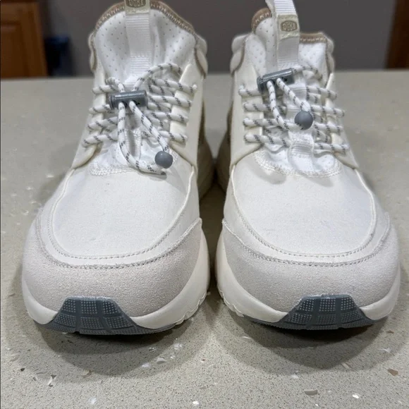 Hey Dude Cream and White Women's Sneakers - Picture 14 of 14